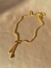 Load image into Gallery viewer, Vintage 14k Pearl Bow Rope Necklace
