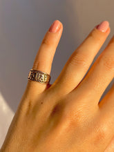 Load image into Gallery viewer, Antique 14k Rose Gold Mizpah Ring 1866
