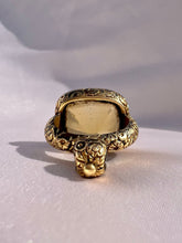 Load image into Gallery viewer, Antique Citrine Floral Fob Seal 1800s
