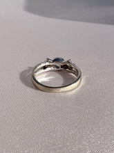 Load image into Gallery viewer, Antique 14k White Gold Old European Diamond Bow Ring
