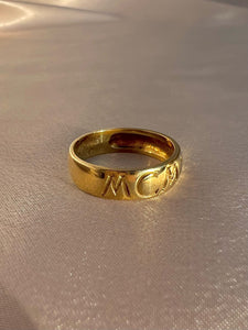 Vintage 9k MCMXCIX Roman Numeral Ring