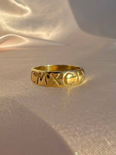 Load image into Gallery viewer, Vintage 9k MCMXCIX Roman Numeral Ring
