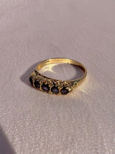 Load image into Gallery viewer, Vintage 9k Amethyst Boat Ring
