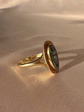 Load image into Gallery viewer, Vintage 14k Chalcedony Cameo Goddess Ring
