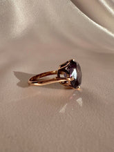 Load image into Gallery viewer, Vintage 14k Rose Gold Amethyst Cocktail Ring
