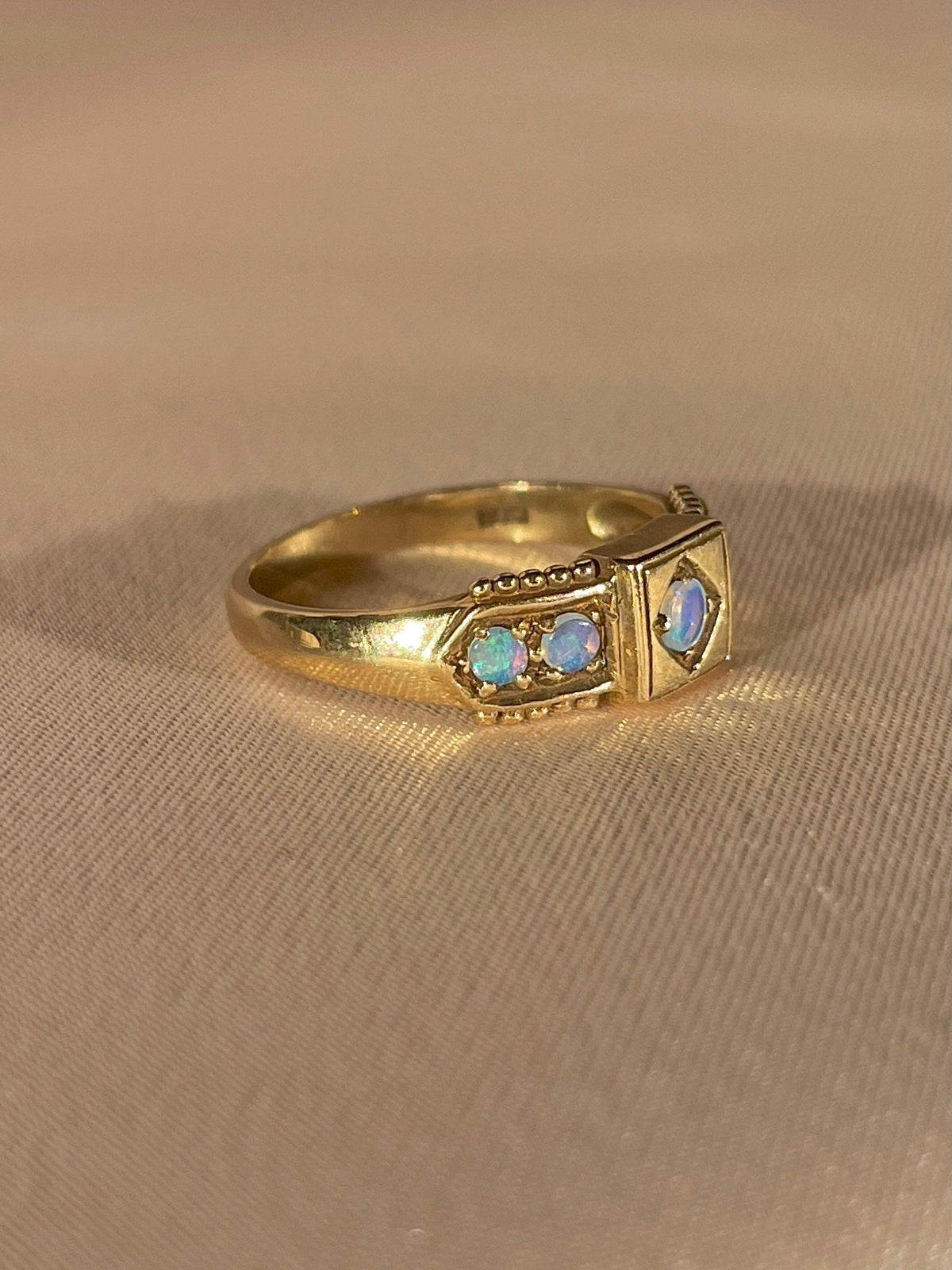 Antique 9k Opal Ring 1903