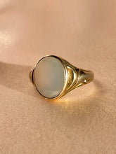 Load image into Gallery viewer, Antique 9k Chalcedony Signet Ring
