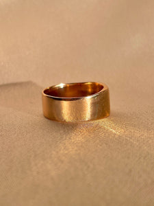 Antique 9k Rose Gold Diamond Solitaire Starburst Cigar Ring