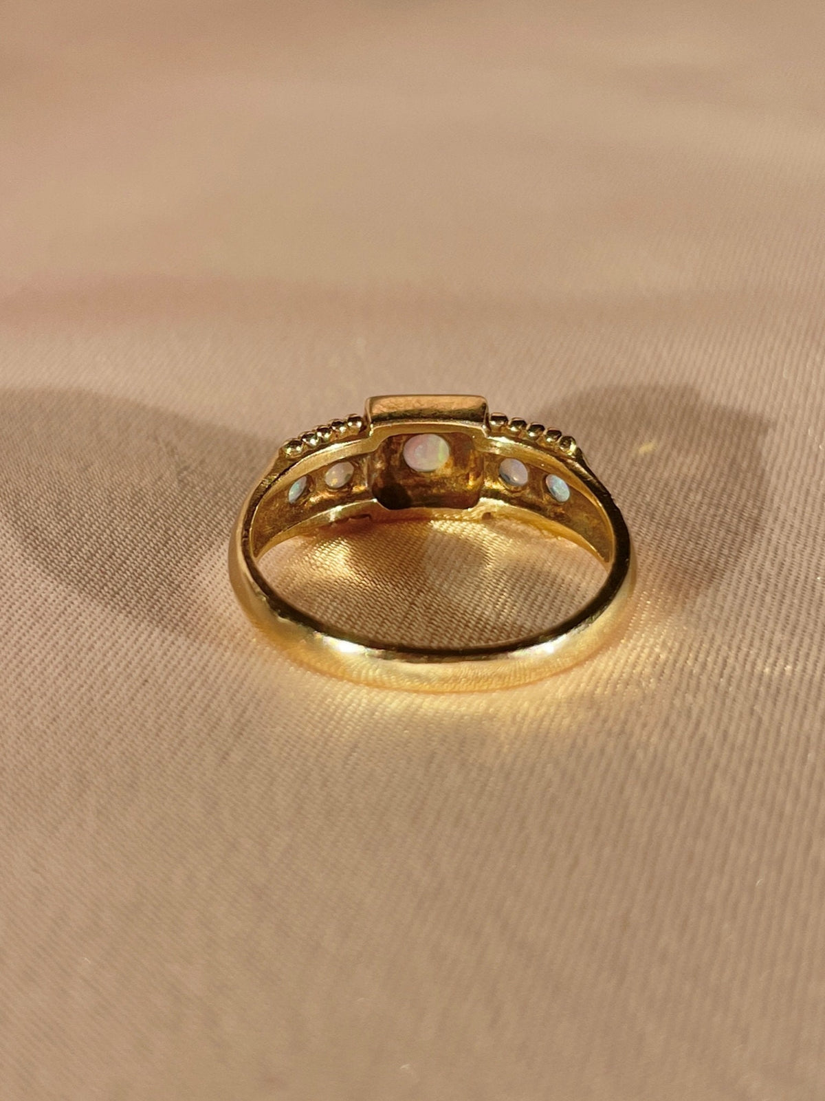 Antique 9k Opal Ring 1903