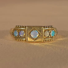 Load image into Gallery viewer, Antique 9k Opal Ring 1903
