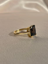 Load image into Gallery viewer, Vintage 9k Smokey Quartz Mini Dress Ring 1995

