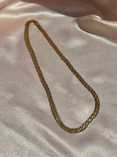 Load image into Gallery viewer, Vintage 14k Braided Herringbone Necklace
