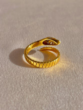 Load image into Gallery viewer, Antique 18k Diamond Serpent Wrap Ring
