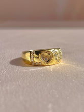 Load image into Gallery viewer, Vintage 14k Diamond LOVE Ring
