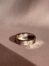 Load image into Gallery viewer, Vintage 18k White Gold Cartier Love Ring
