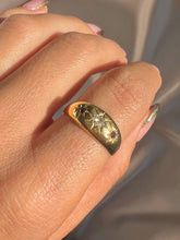 Load image into Gallery viewer, Antique 18k Ruby Diamond Starburst Trilogy 1920
