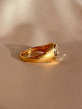 Load image into Gallery viewer, Antique Rose Cut Diamond Belcher Ring 1800s
