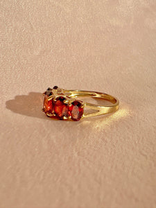Vintage Five Garnet Tier Ring