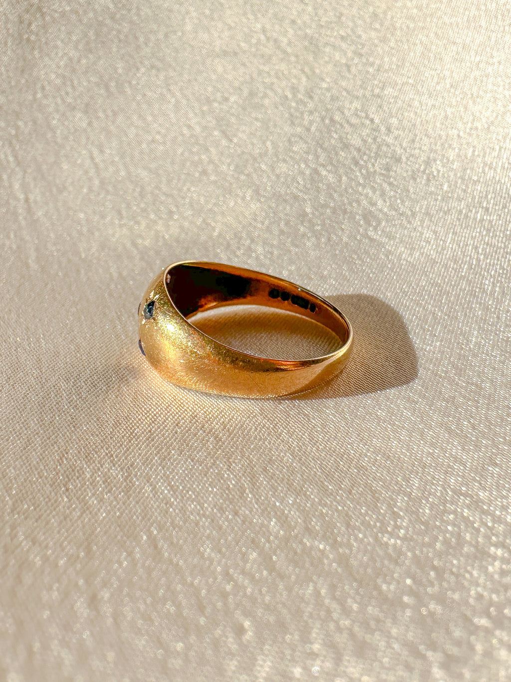 Vintage Sapphire Starburst Ring 1992