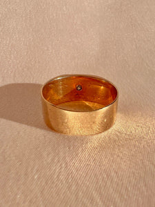 Antique Diamond Solitaire Starburst Filigree Ring 1916