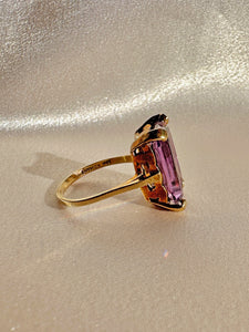 Antique Amethyst Intaglio Dress Ring