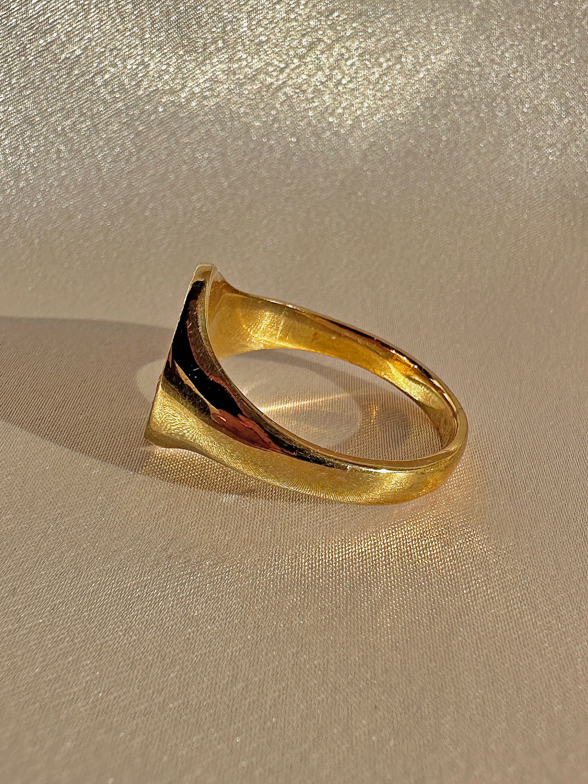 Vintage Ruby Filigree Starburst Signet Ring