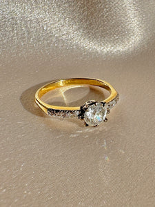 Antique Old Cut Diamond Solitaire Engagement Ring