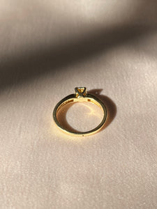 Vintage 9k Solitaire Diamond Ring