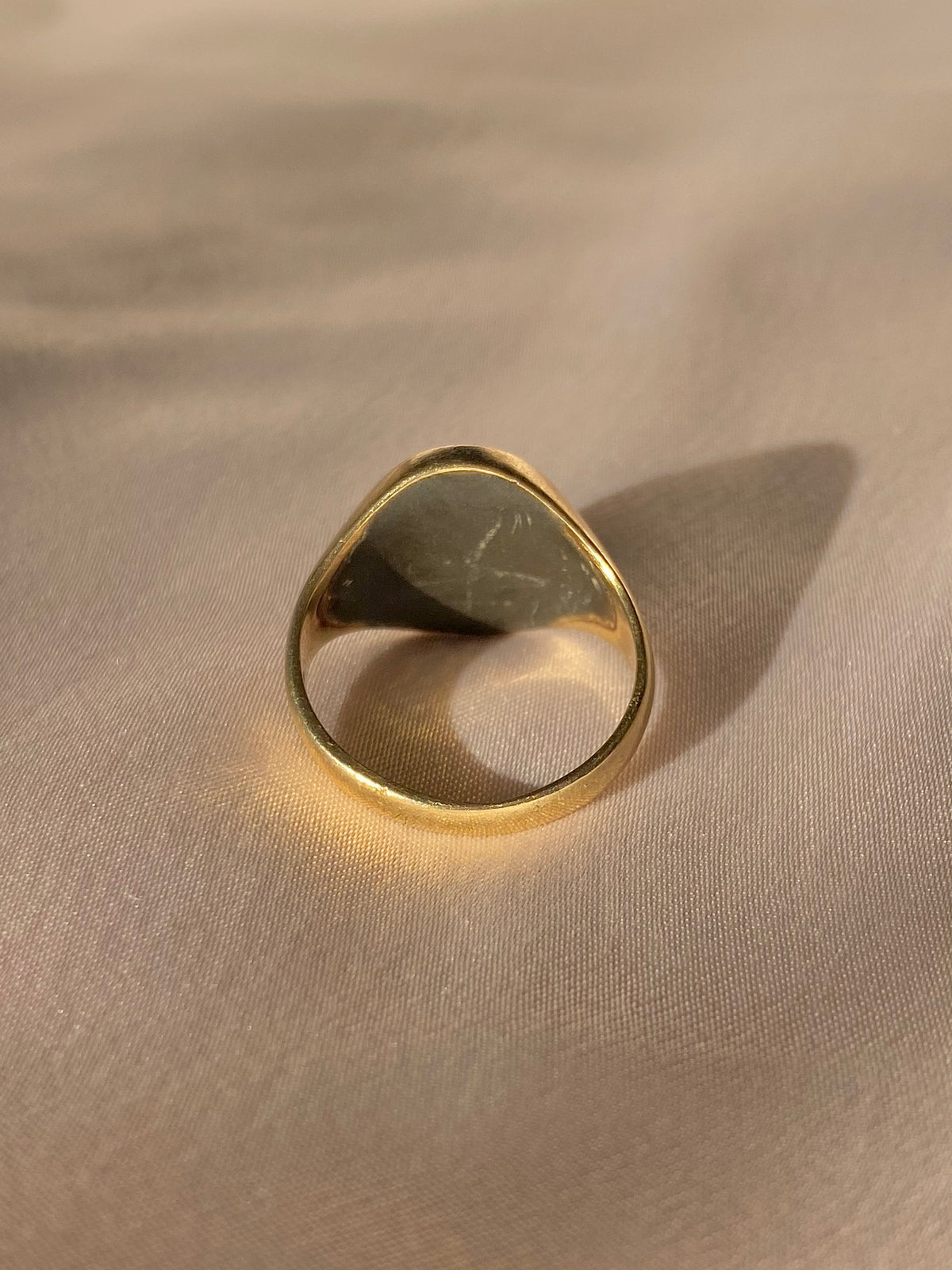 Vintage 9k Bloodstone Signet Ring 1994 by GJ