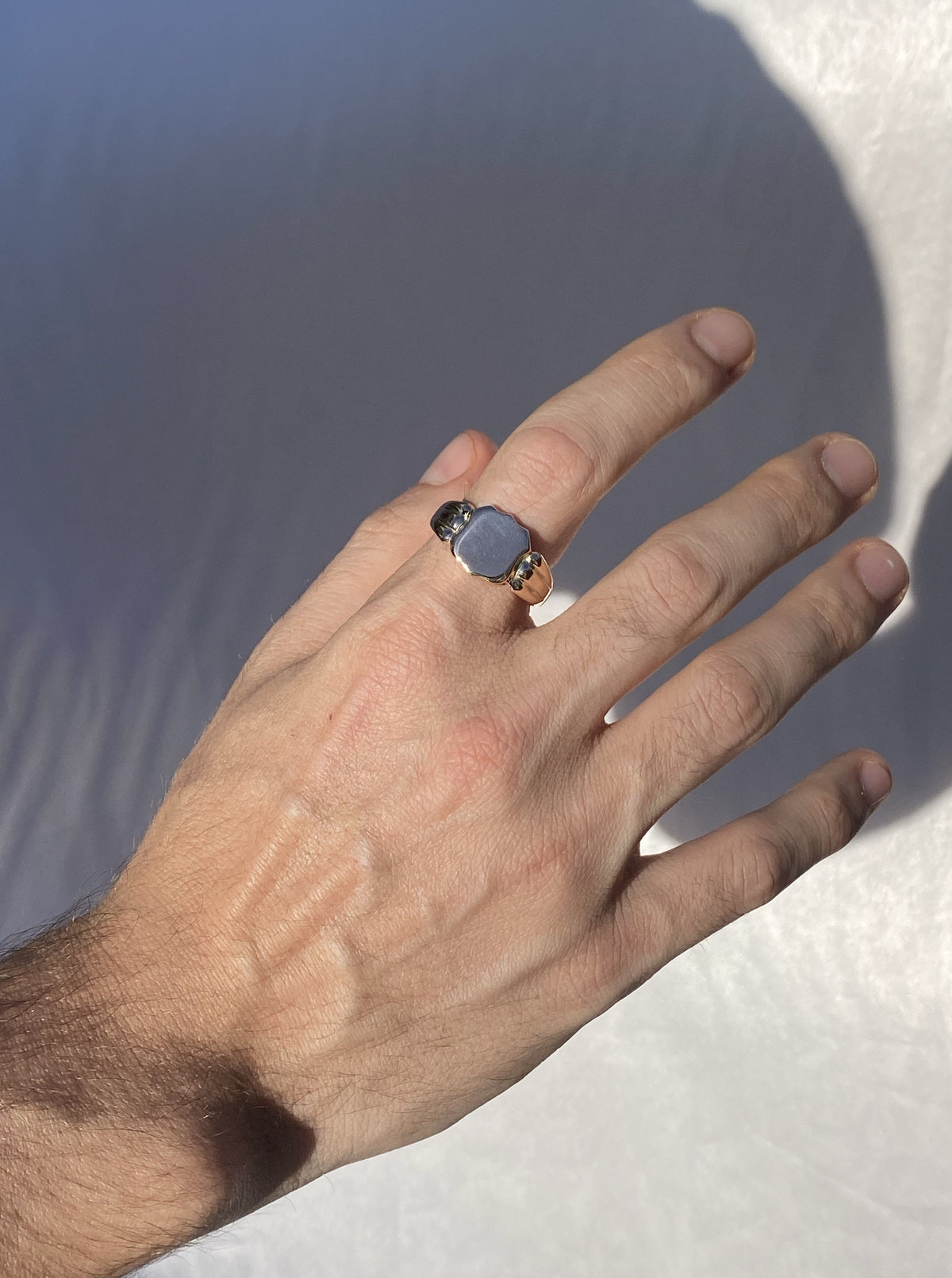 Antique Signet Shield Ring 1876