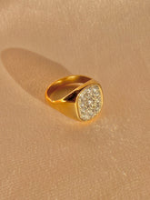 Load image into Gallery viewer, Vintage 9k Diamond Champion Signet Ring
