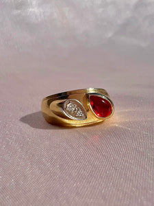 10k Ruby Diamond Soprano Ring by 23carat