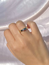 Load image into Gallery viewer, Vintage 9k Princess Cut Diamond Ring
