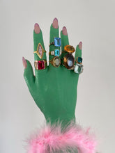 Load image into Gallery viewer, Vintage 14k Smokey Quartz Cocktail Ring
