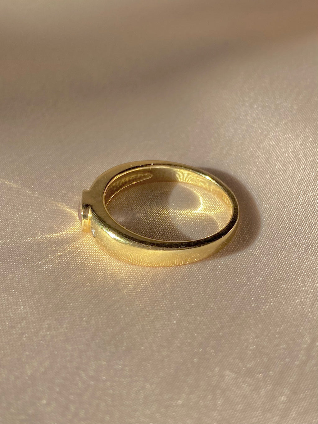 Duo Dot Bezel Ring by 23carat
