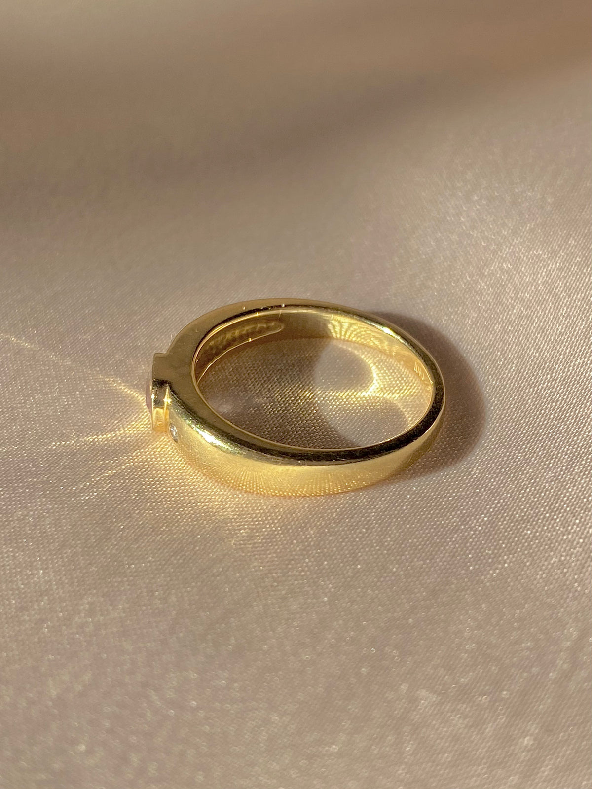 Duo Dot Bezel Ring by 23carat