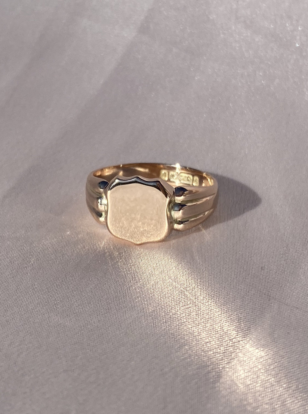 Antique Signet Shield Ring 1876