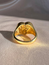 Load image into Gallery viewer, Vintage 18k Adam + Eve Heart Carrera y Carrera Signet Ring
