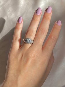 Vintage 14k Diamond Engagement Ring 0.80ctw