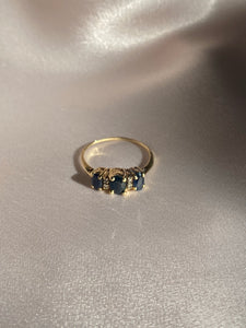 Vintage 14k Sapphire and Diamond Ring