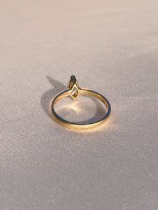 Vintage 9k Marquise Ring