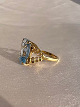 Load image into Gallery viewer, Vintage 9k Topaz Coil Ring 1976
