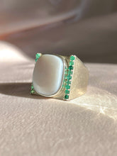 Load image into Gallery viewer, Opal Cabochon Emerald Dress Ring
