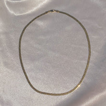 Load image into Gallery viewer, Vintage 14k Italian Double Sided Herringbone Necklace
