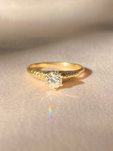 Load image into Gallery viewer, Antique 14k Solitaire Old European Diamond Engagement Ring 1930
