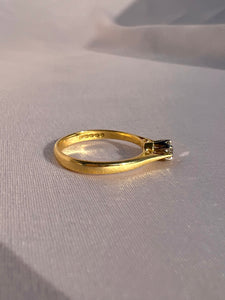 Antique 18k Old European Cut Diamond Solitaire Ring