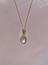 Load image into Gallery viewer, Rainbow Moonstone Cab Pendant by 23carat
