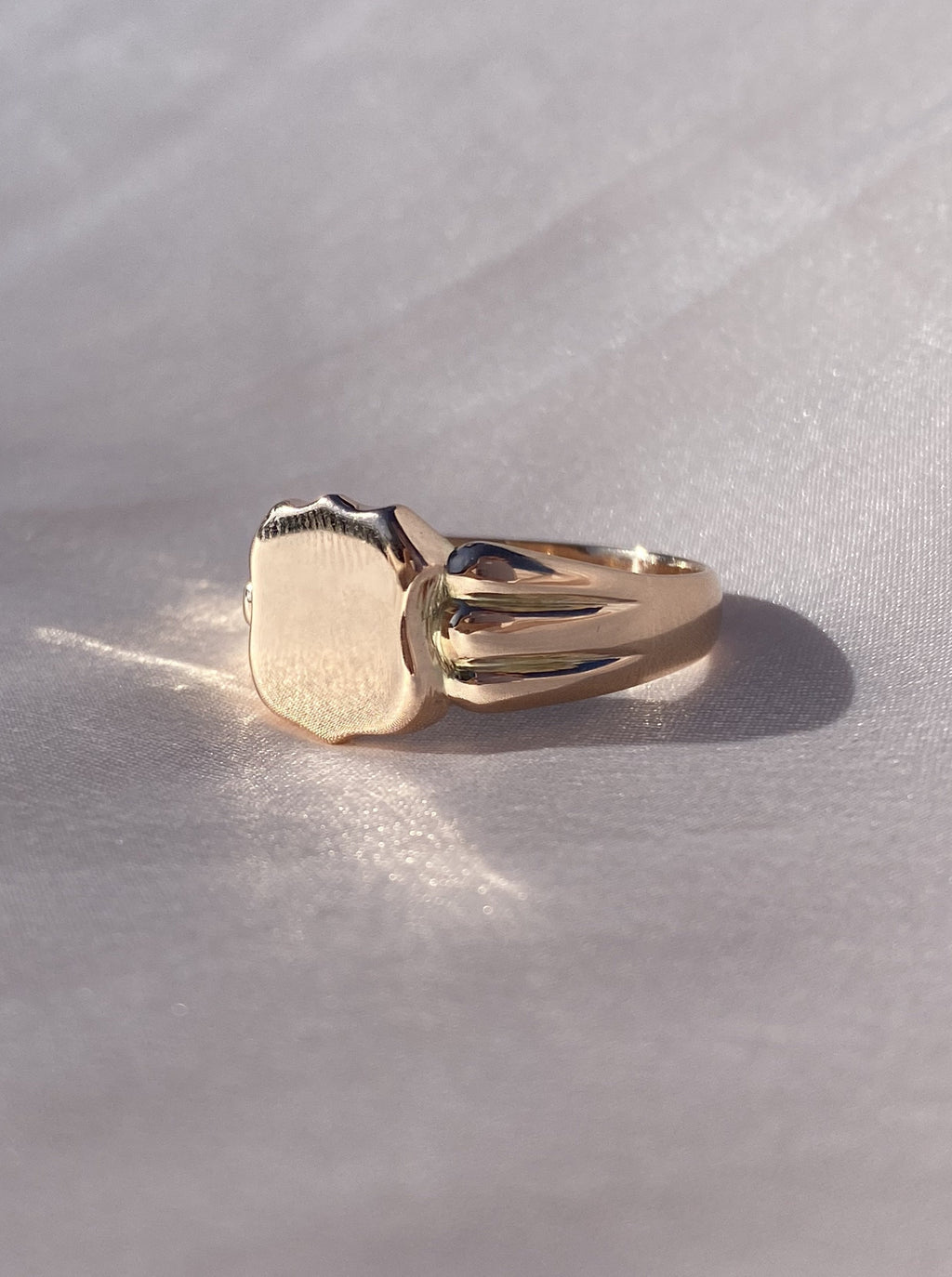 Antique Signet Shield Ring 1876