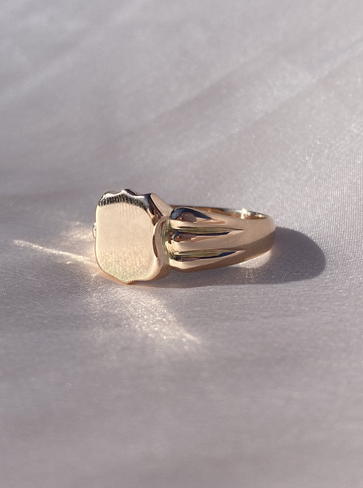 Antique Signet Shield Ring 1876