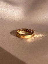 Load image into Gallery viewer, Vintage 14k Diamond Half Eternity Bar Ring 0.60cts
